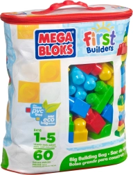 Mega Bloks First Builders didelis kaladėlių maišas (60 vnt.)