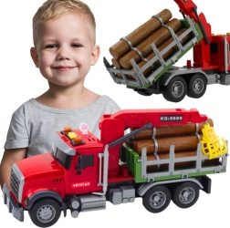 Woopie rąstvežis su pasukamu kranu, šviesomis ir garsais 1:14