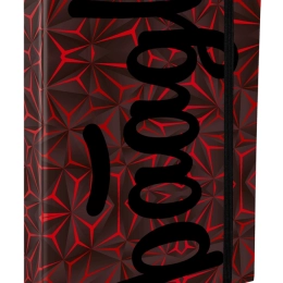 Baagl aplankas mokykliniams sąsiuviniams A4 Jumbo Red Polygon