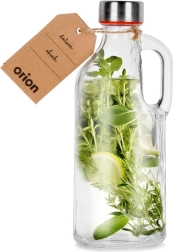 Stiklinis butelis su ąsele 550 ml
