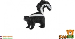 Plastikinė dryžuoto skunsio figūrėlė 5 cm