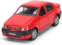 Metalinis automobilis su šviesa ir garsu