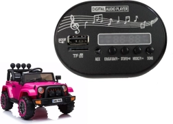 Muzikos skydelis vaikiškam akumuliatoriniam automobiliui