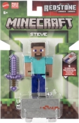 Minecraft Steve Figure with Accessories 8 cm