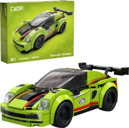 CaDA Building Set – Emerald Shadow Racing Car, 158 pieces