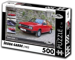 RETRO-CARS Puzzle Škoda Garde 1983 500 pieces