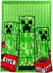 Minecraft Creeper antklodė su pagalve
