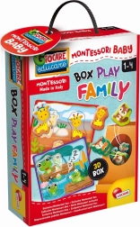 LISCIANI Dėliojama dėlionė BOX PLAY FAMILY – jaunikliai