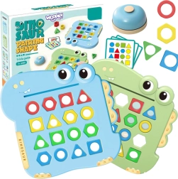 Montessori žaidimas dinozauras – formų derinimas WOOPIE