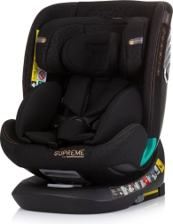 Chipolino automobilinė kėdutė Supreme i-Size 40–150 cm Isofix 360 – Obsidian