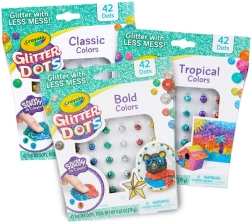 Crayola Glitter Dots add-on set – glitter balls for creative crafting