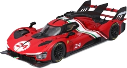 Bburago Ferrari 499P Modificata 1:18 raudonas lenktyninis modelis