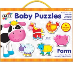 GALT baby puzzle farm 6×2 pieces