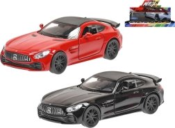 Metalinis automobilio modelis Mercedes‑AMG GTR Welly su atbulinės eigos (pull-back) funkcija
