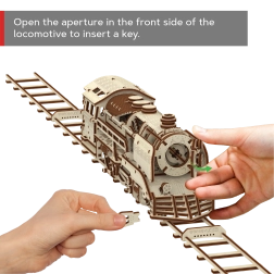 Wooden 3D Puzzle WOODEN CITY Express with Tracks