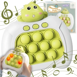 Interaktyvus antistresinis žaidimas POP IT dinozauras – žalias