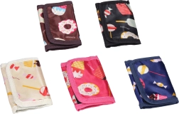 Stilinga piniginė su kišene su lipnia juostele