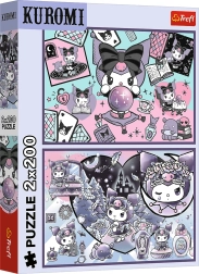 Dėlionė KUROMI rokerė 2×200 detalių