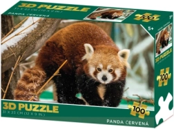 3D puzzle red panda 100 pieces