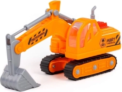 Vikšrinis ekskavatorius 20 cm be pavaros – patvarus plastikinis statybinis žaislas