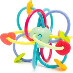 Silikoninis kramtukas su barškučiu BABY MIX