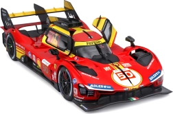 Metalinio modelio Bburago 1:18 Ferrari 499P Nr. 50 – 24H Le Mans 2024 nugalėtojas