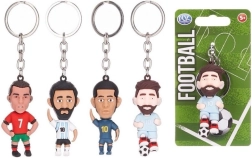 Raktų pakabukas futbolininkas Messi arba Ronaldo 6 cm