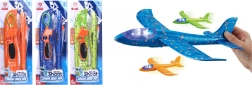 Paleidžiamas lėktuvas su šviesos efektais 34 cm