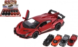 Lamborghini Veneno automobilio modelis metalas/plastikas 13 cm su atitraukimu