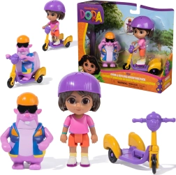Dora ir Tico – žaidimų rinkinys „Zoom & Explore“ su triračiu paspirtuku ir priedais