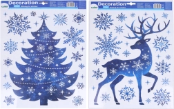 Kalėdinė lango dekoracija 41 × 29 cm