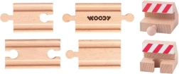 Railway Tracks and Buffer Stops – Set of 6