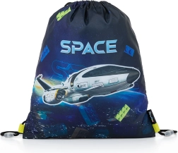 Sportinės aprangos maišelis Space – mokyklinis maišelis avalynei iš poliesterio