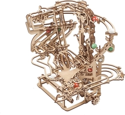Medinė mechaninė UGEARS rutulinė trasa su grandinine pavara – 3D dėlionė