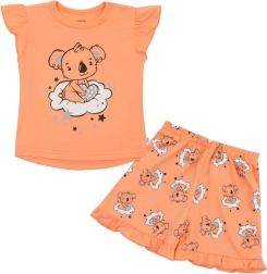 Children's summer pyjamas with koala New Baby Dream, salmon