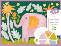 Djeco jungle palette painting
