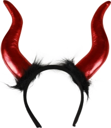 Hellish Maxi Devil Horns on Headband