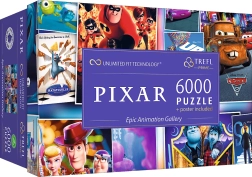 TREFL dėlionė Epinė Disney Pixar galerija 6000 detalių