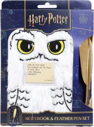 Harry Potter rašymo reikmenų rinkinys Magical Locations (A5 bloknotas ir plunksna)