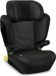 Automobilinė kėdutė MoMi MEI juoda, 100–150 cm, su ISOFIX