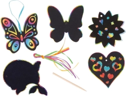 Goki rainbow įbrėžiami paveikslėliai pakabinimui – motyvų miksas