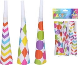 Vakarėlio trimitai MIX 20 cm