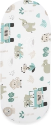 Medvilninė paklodė vežimėliui NEW BABY Safari 35 × 75 cm