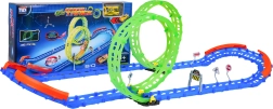 Glow-in-the-dark racing track 46 pieces