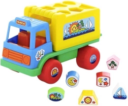 Vaikiškas formelių rūšiuotuvas – automobilis