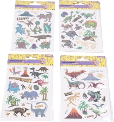 Laikinos tatuiruotės su dinozaurais 10,5 × 15 cm