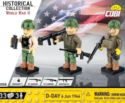 COBI HC WWII konstruktorius – D-Day 1944 m. birželio 6 d. figūrėlės