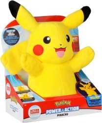 Interaktyvus minkštas žaislas POKÉMON Pikachu Power Action su šviesomis ir garsais