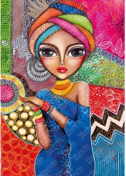 Dėlionė brunetė 1000 detalių MAGNOLIA