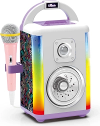 Muzikinė kolonėlė su mikrofonu 28 cm